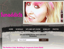 Tablet Screenshot of funaddictsband.com